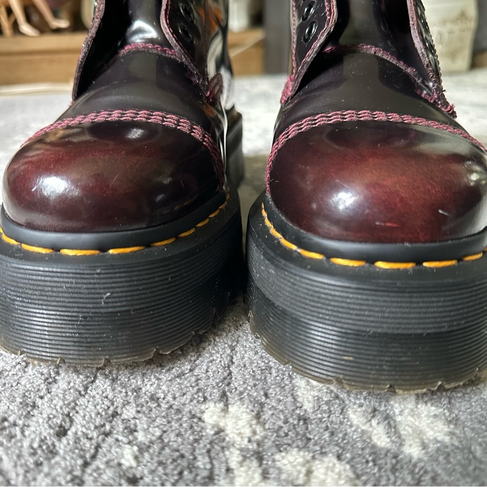 Dr. Martens Sinclair Arcadia Cherry Red boots - Picture 4 of 11